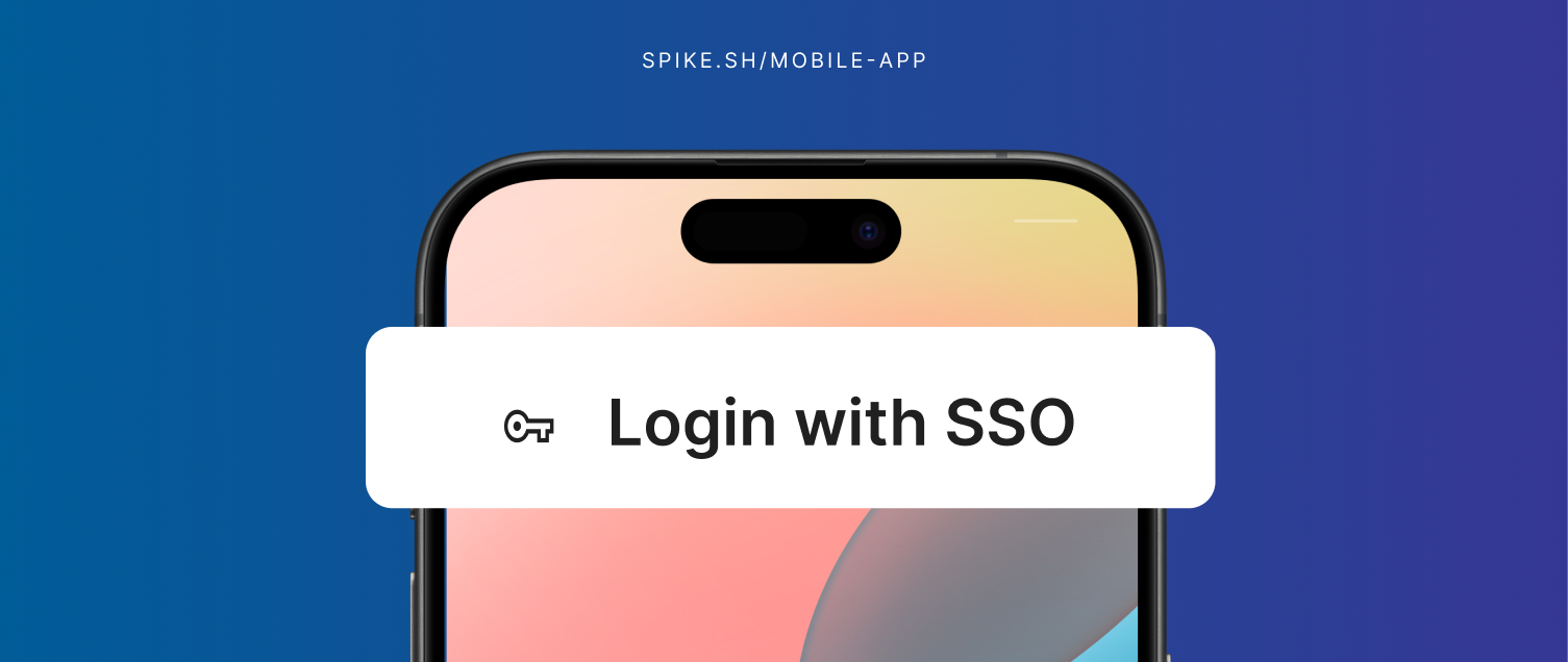 SSO logiin for mobile