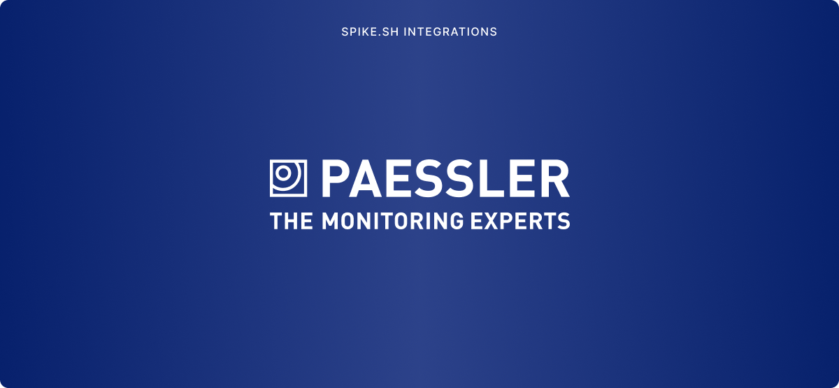 Paessler PRTG integration