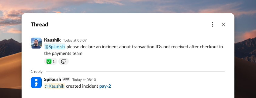 Slack add override in Slack